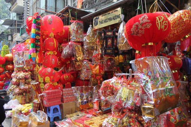 Chinese/Lunar New Year decoration shop